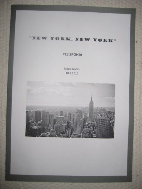 ”New York, New York”